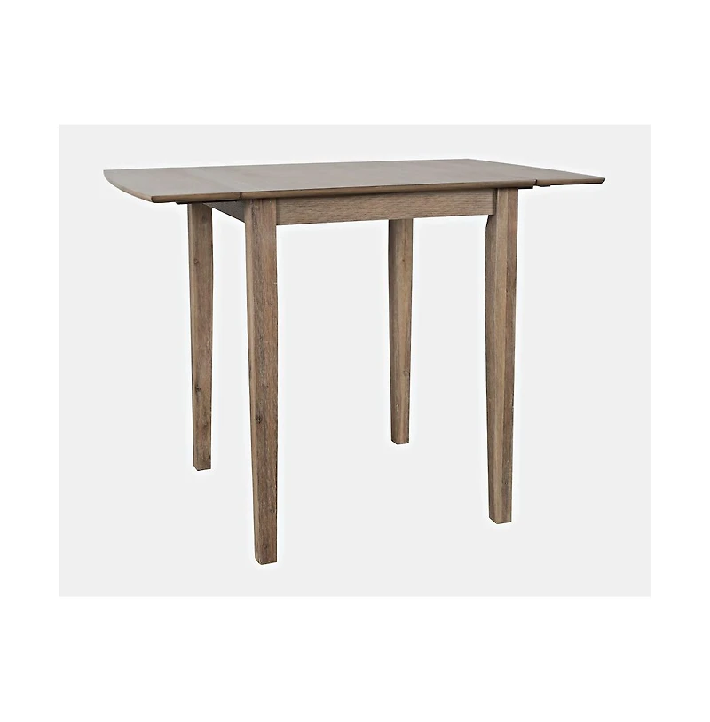 Jofran Eastern Tides Coastal Wire-Brushed Acacia Drop-Leaf Counter Height Dining Table