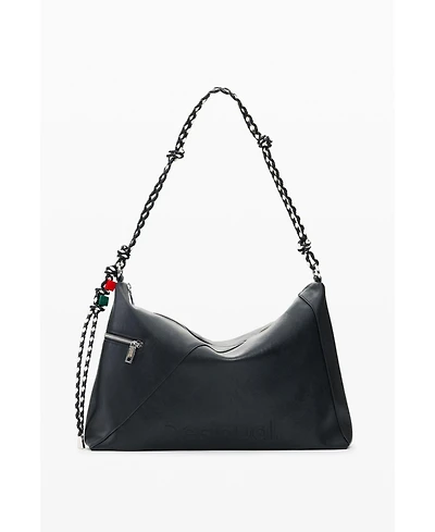 Desigual Women's Large bag with logo charm