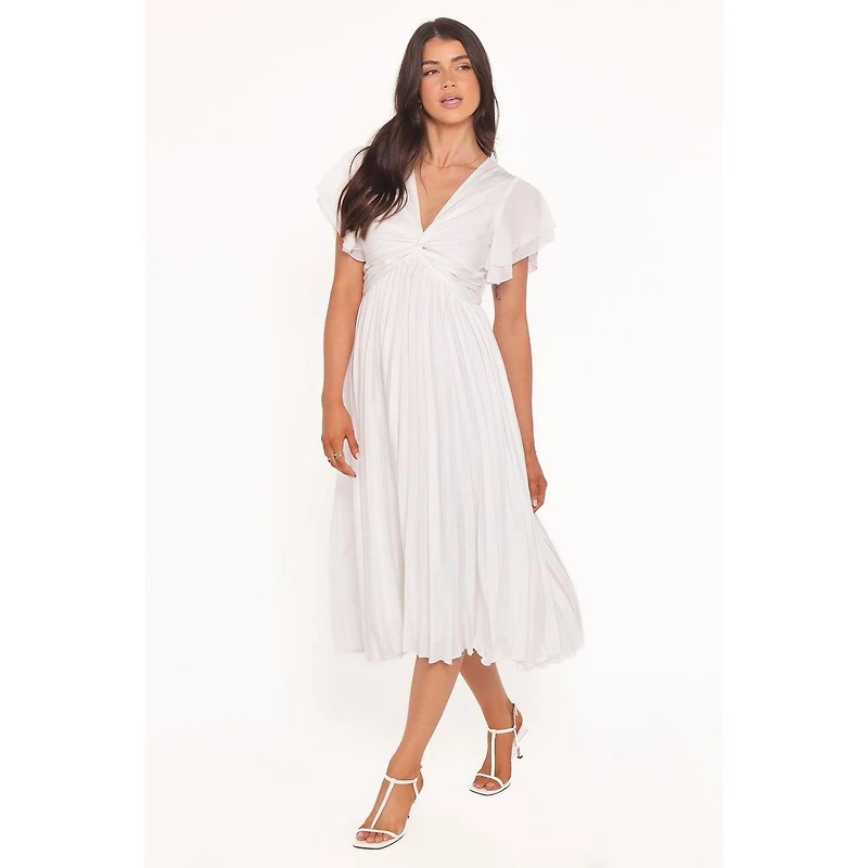 Petal and Pup Women's Nova Flutter Sleeve Midi Dress