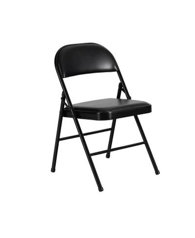 Peakform 5 Piece Folding Vinyl Tables and Chairs for Home Use and Indoor Spaces