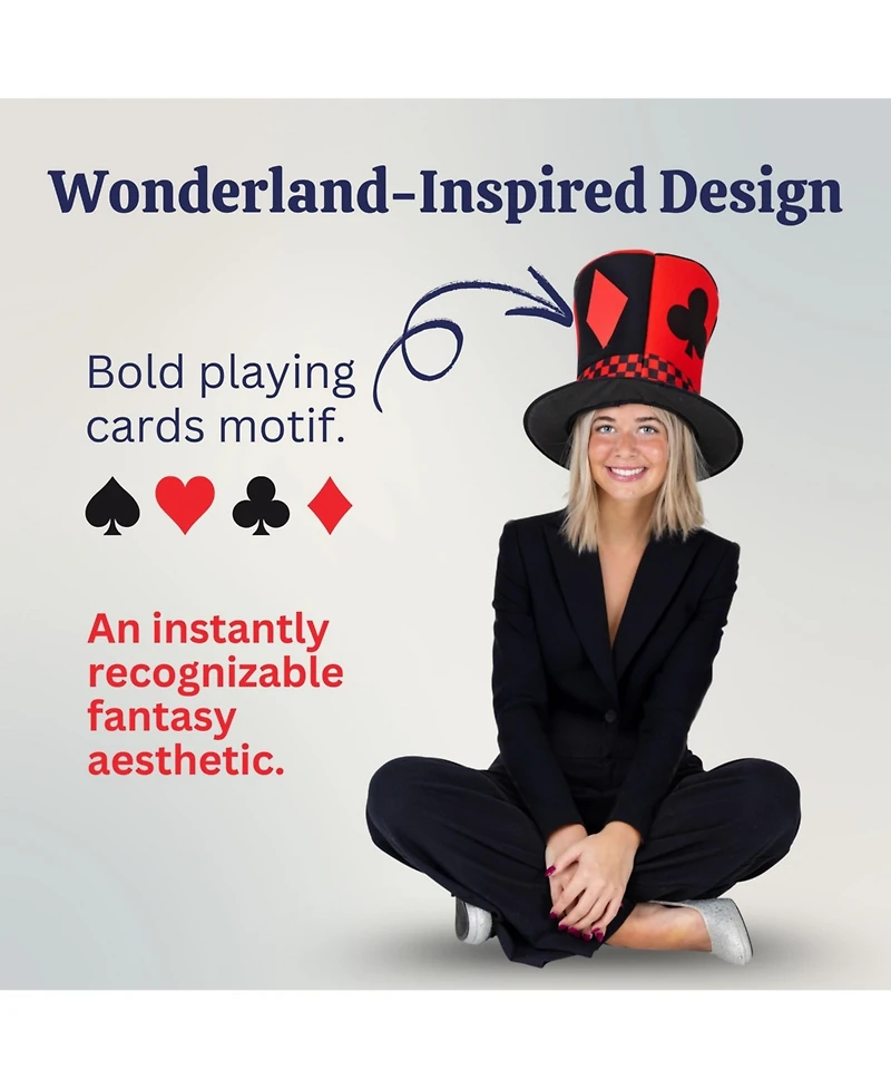 Dress Up America Whimsical Novelty Top Hat for Teens