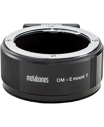 Metabones Olympus Om Lens to Sony E-Mount Camera T Adapter, Black Matte
