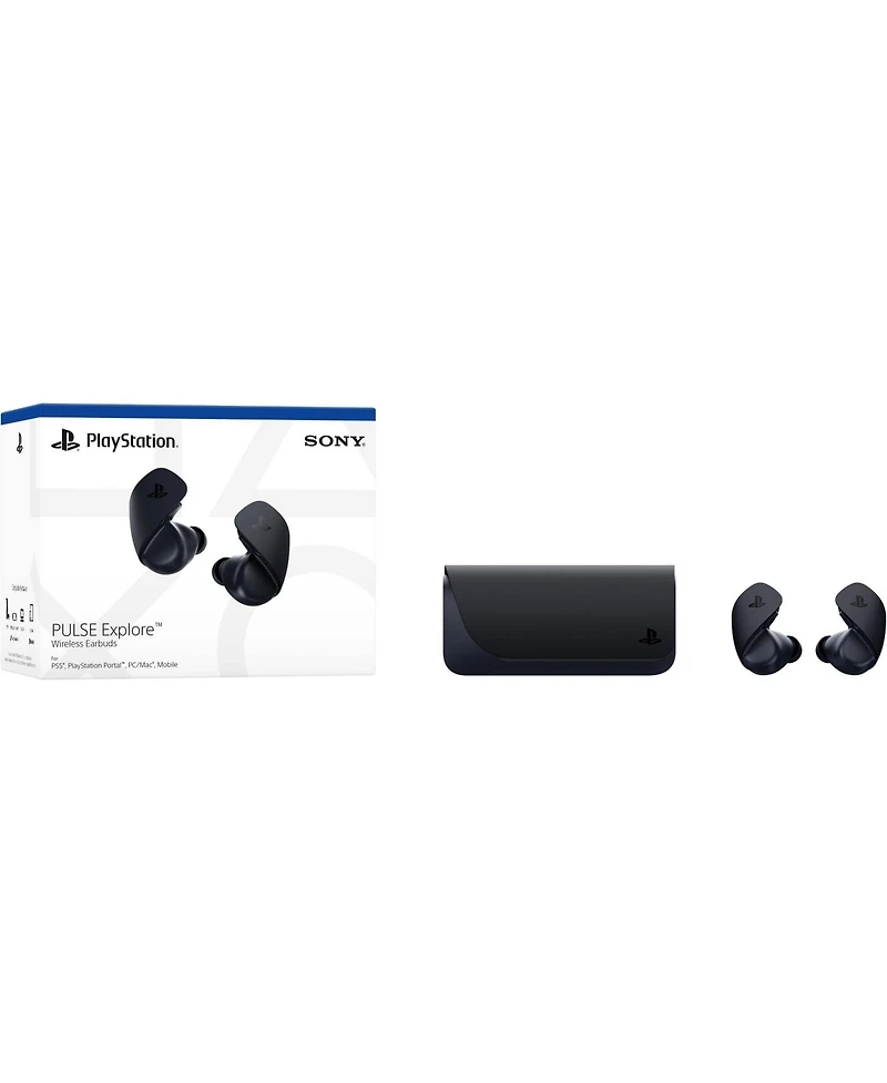 Sony-pulse explore wireless earbuds-midnight black