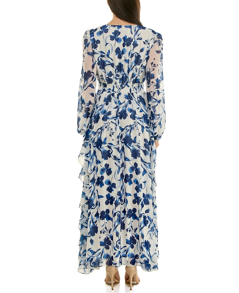 Taylor Women's V-Neck Cinched Waist Dress