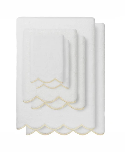 Linum Home Adornia Scallop Cotton 6-Pc. Towel Set