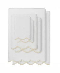 Linum Home Adornia Scallop Cotton 6-Pc. Towel Set