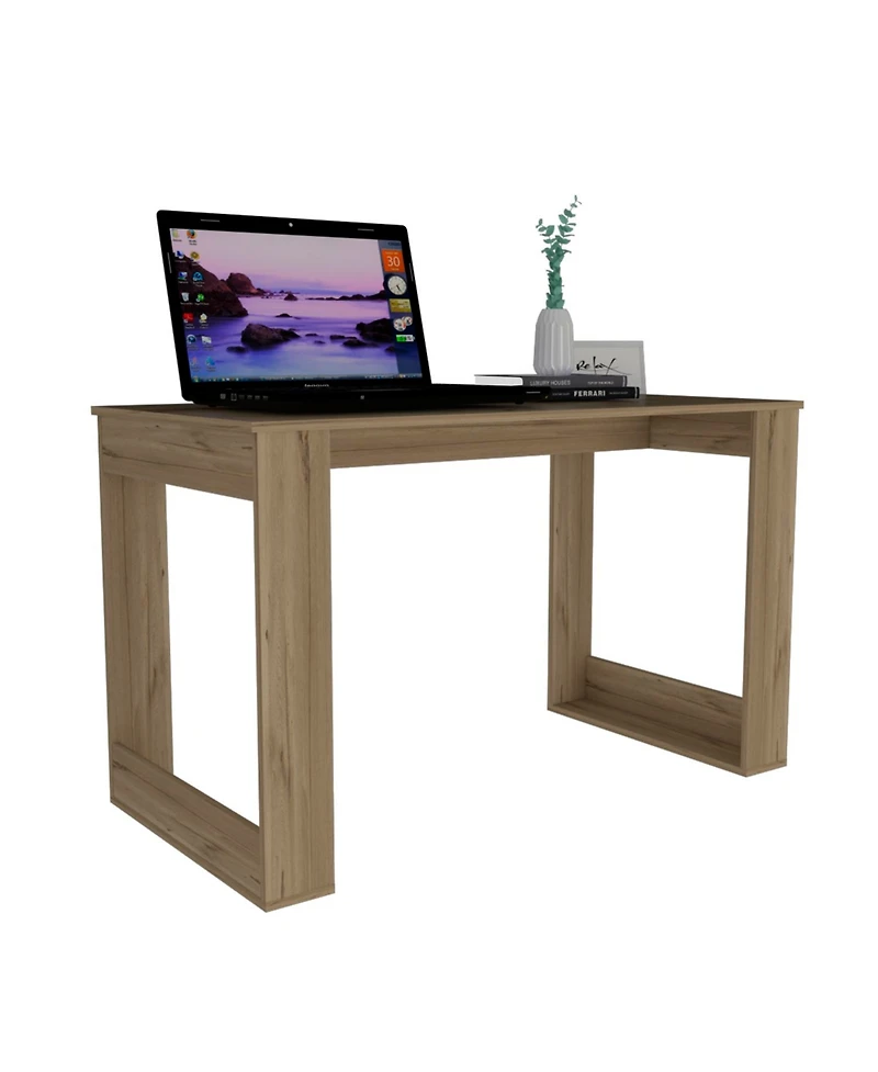 Streamdale Furniture Lacey Rectangle Computer Desk Smokey Oak