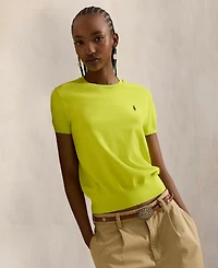 Polo Ralph Lauren Women's Short-Sleeve Crewneck Sweater