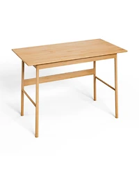 Streamdale Furniture New design Bamboo Computer Desk for Home Office and Gaming