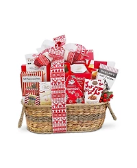 Alder Creek Gift Baskets Holiday Delights Gift Basket, 14 Piece Set