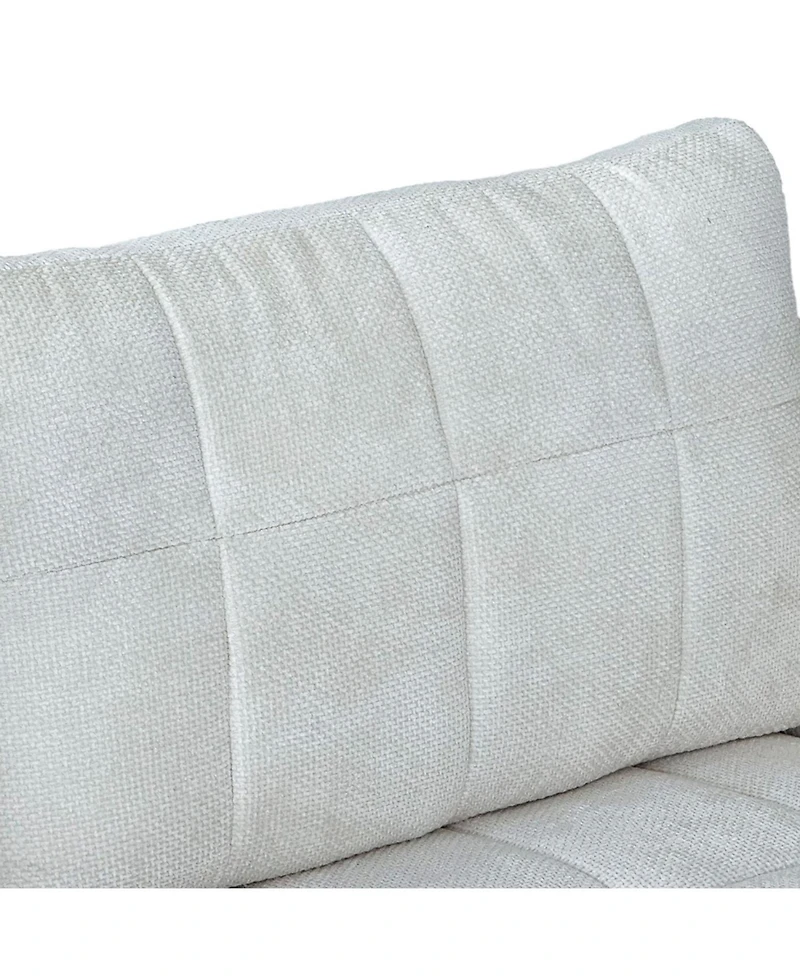 Streamdale Furniture Plush Polyester Sofa: Soft, Spring Seat