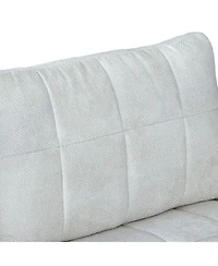 Streamdale Furniture Plush Polyester Sofa: Soft, Spring Seat