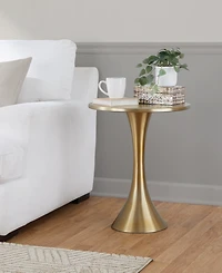 Lumisource 24" Metal Lenuxe Contemporary Accent Table
