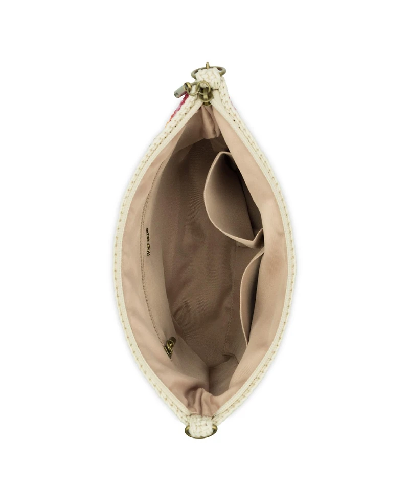 The Sak Lumi Crochet Small Crossbody Bag