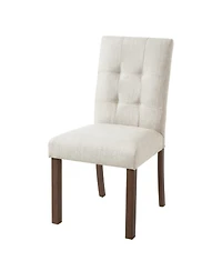 Streamdale Furniture Streamdale Modern Beige Dining Chairs - Set of 4