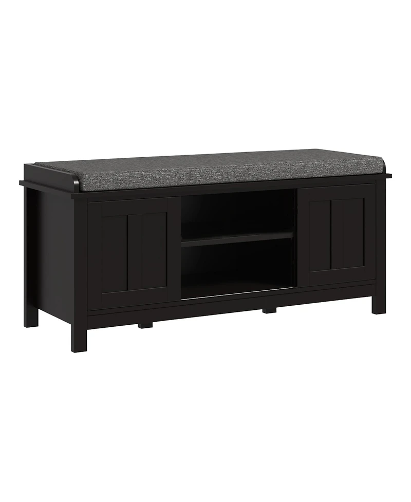 Slickblue Lift-Top Shoe Storage Bench for Entryway