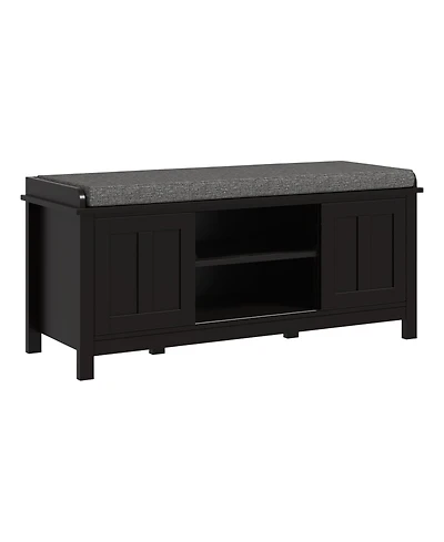 Slickblue Lift-Top Shoe Storage Bench for Entryway