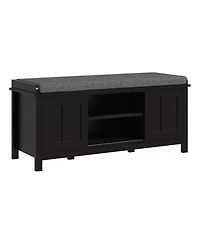 Slickblue Lift-Top Shoe Storage Bench for Entryway