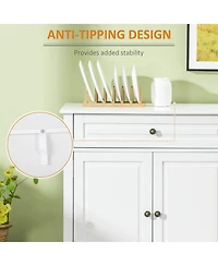 Homcom Modern Sideboard Buffet Cabinet with Storage Cupboards and Drawers