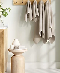 Linery & Co Cotton and Linen-Texture Border 6 Piece Towel Set