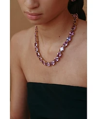 Retro Chic Grape Glow Necklace