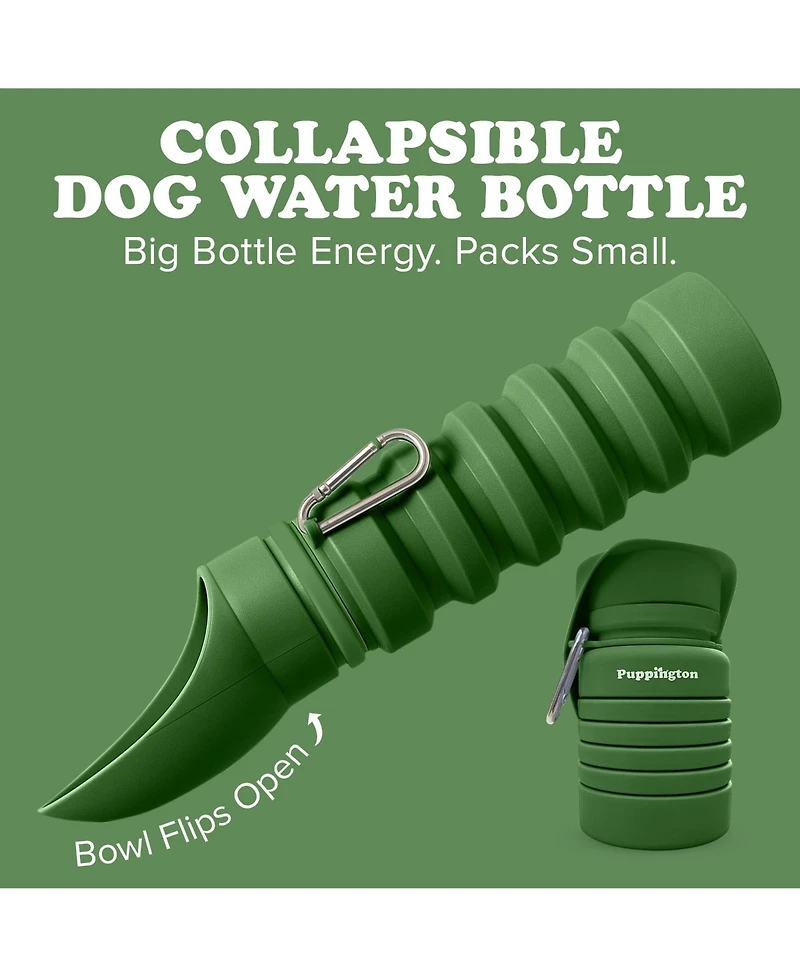 Puppington Collapsible Dog Water Bottle
