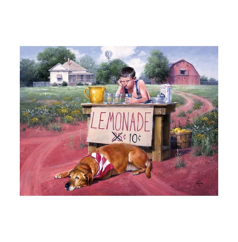 Liquidation Sale Lemonade Stand 500 piece Jigsaw Puzzle for Adults