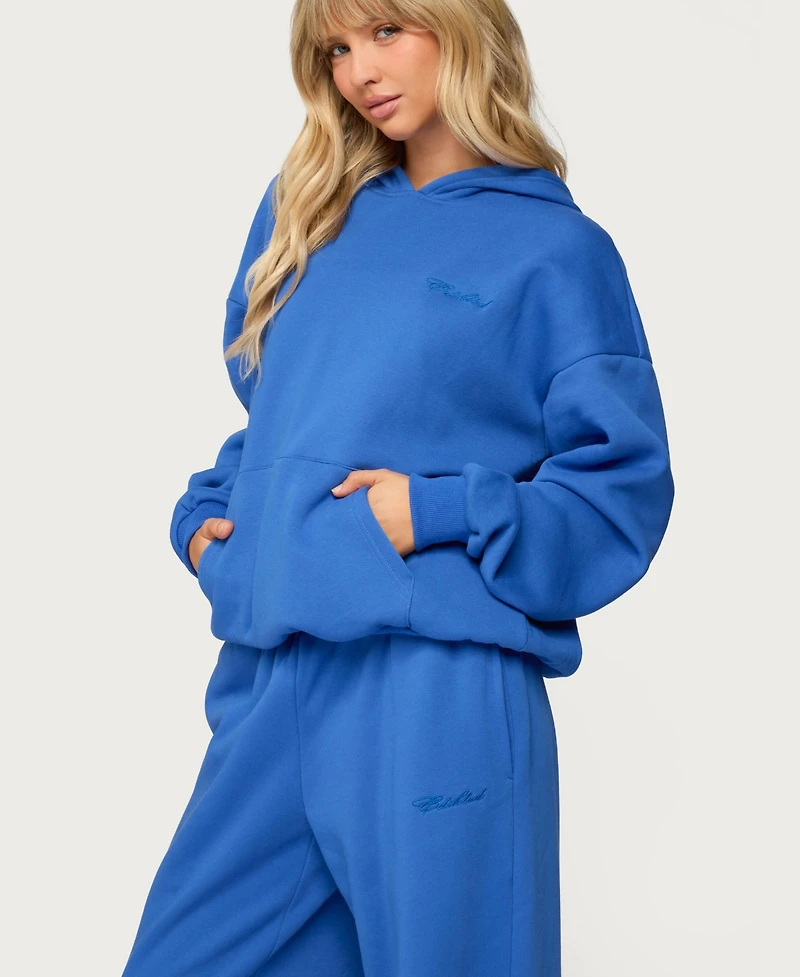 Edikted Women's Basic Girl Oversized Hoodie