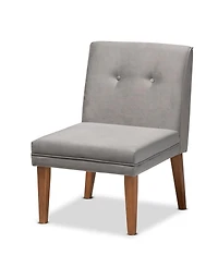 Baxton Studio Stewart 27" Wood Mid-Century Dining Chair