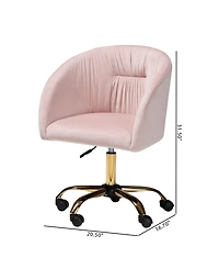 Furniture Ravenna 24.5" Metal Contemporary Office Chair