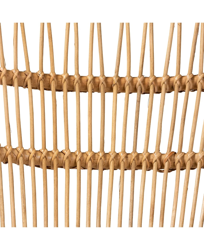 Furniture Earvin 31.9" Rattan Bohemian Armchair