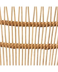 Furniture Earvin 31.9" Rattan Bohemian Armchair