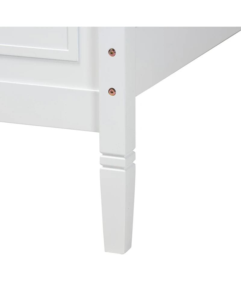 Boxton Studio Mariana 62.8" Wood Traditional Queen Platform Bed