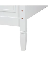 Boxton Studio Mariana 62.8" Wood Traditional Queen Platform Bed