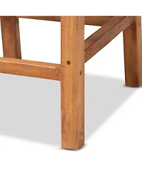 Furniture Moscow 20.5" Rattan Bohemian Counter Stool