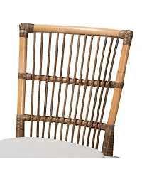 Furniture Kim 23" Rattan Bohemian Dining Chair