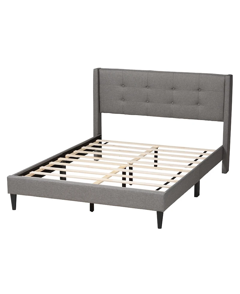 Boxton Studio Casol 60.6" Fabric Mid-Century Full Platform Bed