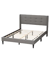 Boxton Studio Casol 60.6" Fabric Mid-Century Full Platform Bed
