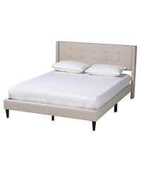Boxton Studio Casol 88.4" Fabric Mid-Century Queen Platform Bed