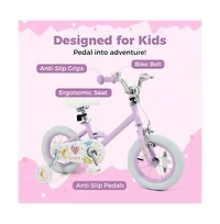 Hongge Kids Adjustable Training Bike with Dual Brake and Safety Features