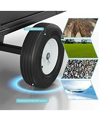 gaomon 50" Wall Mounted & Recessed Electric Fireplace, Touch Screen, Remote, Custom Flame, Modern Slim Design