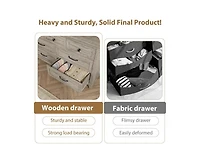 gaomon 54" Wide Drawer Dresser with Storage Freestanding