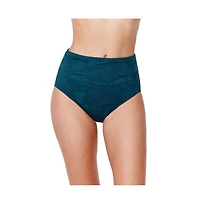 Profile by Gottex Women's Jolene Textured High Waist Swim Bottom