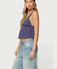 Edikted Women's Andea Babydoll Tank Top