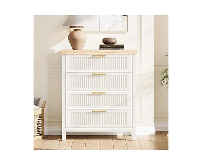 gaomon Fluted Dresser for Bedroom