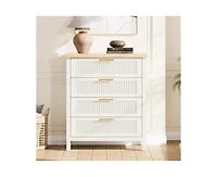 gaomon Fluted Dresser for Bedroom