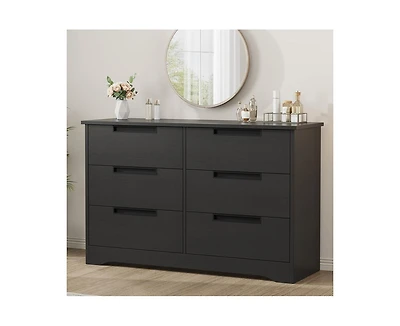 gaomon 6 Drawer Dresser for Bedroom