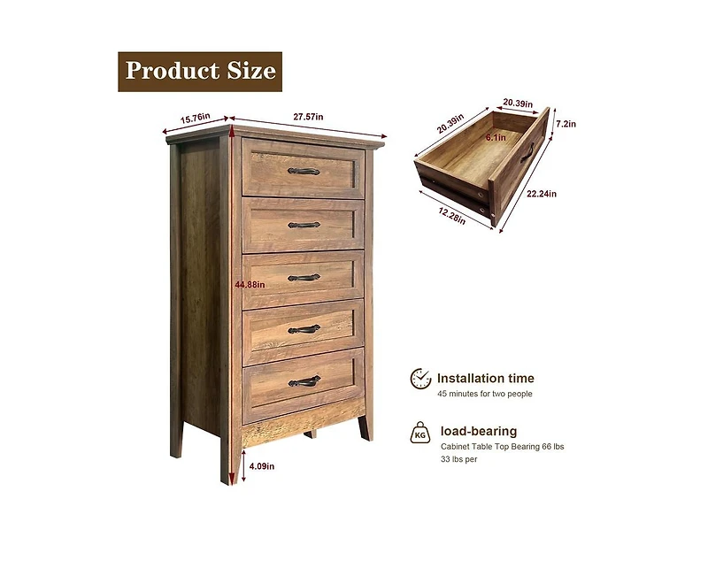 gaomon Chest of Dresser