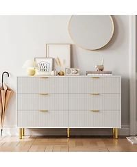 gaomon 6 Drawer Dresser for Bedroom, Large Chest of Drawers, Modern Wood Storage Organizer