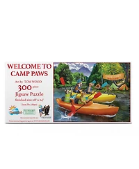 SunsOut Welcome to Camp Paws 300 piece Jigsaw Puzzle for Adults